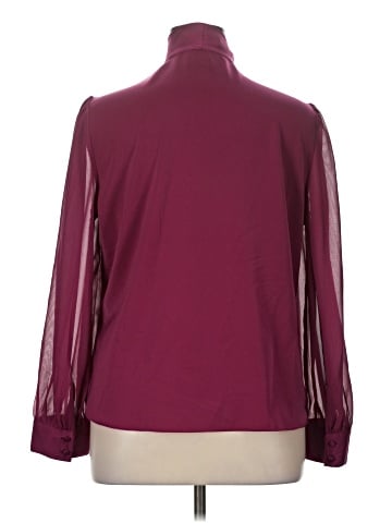 New York & Company Long Sleeve Blouse (view 2)