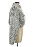 Unbranded 100% Polyester Tweed Silver Turtleneck Sweater Size L - photo 4