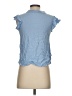 Mine 100% Rayon Blue Sleeveless T-Shirt Size S - photo 2
