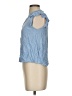 Mine 100% Rayon Blue Sleeveless T-Shirt Size S - photo 5
