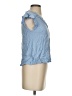 Mine 100% Rayon Blue Sleeveless T-Shirt Size S - photo 4