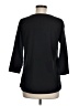 Echo 100% Polyester Black 3/4 Sleeve Blouse Size M - photo 2