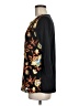 Echo 100% Polyester Black 3/4 Sleeve Blouse Size M - photo 5