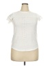 Unbranded Ivory Short Sleeve Top Size 2X (estimated) - photo 1