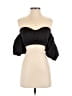Boohoo Black 3/4 Sleeve Blouse Size 4 - photo 1