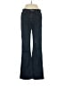 J.Crew Chevron-herringbone Blue Jeans Size 4 - photo 1