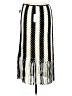 Zimmermann Chevron-herringbone Ivory Black Casual Skirt Size 8 (2) - photo 2