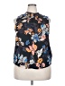 Who What Wear 100% Polyester Blue Sleeveless Blouse Size XXL - photo 1