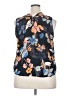 Who What Wear 100% Polyester Blue Sleeveless Blouse Size XXL - photo 2