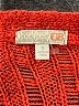 GB 100% Acrylic Orange Cardigan Size S - photo 4
