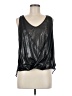 Astr 100% Polyester Black Sleeveless Blouse Size M - photo 1