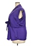 Estelle 100% Polyester Purple Sleeveless Blouse Size 2X - photo 5