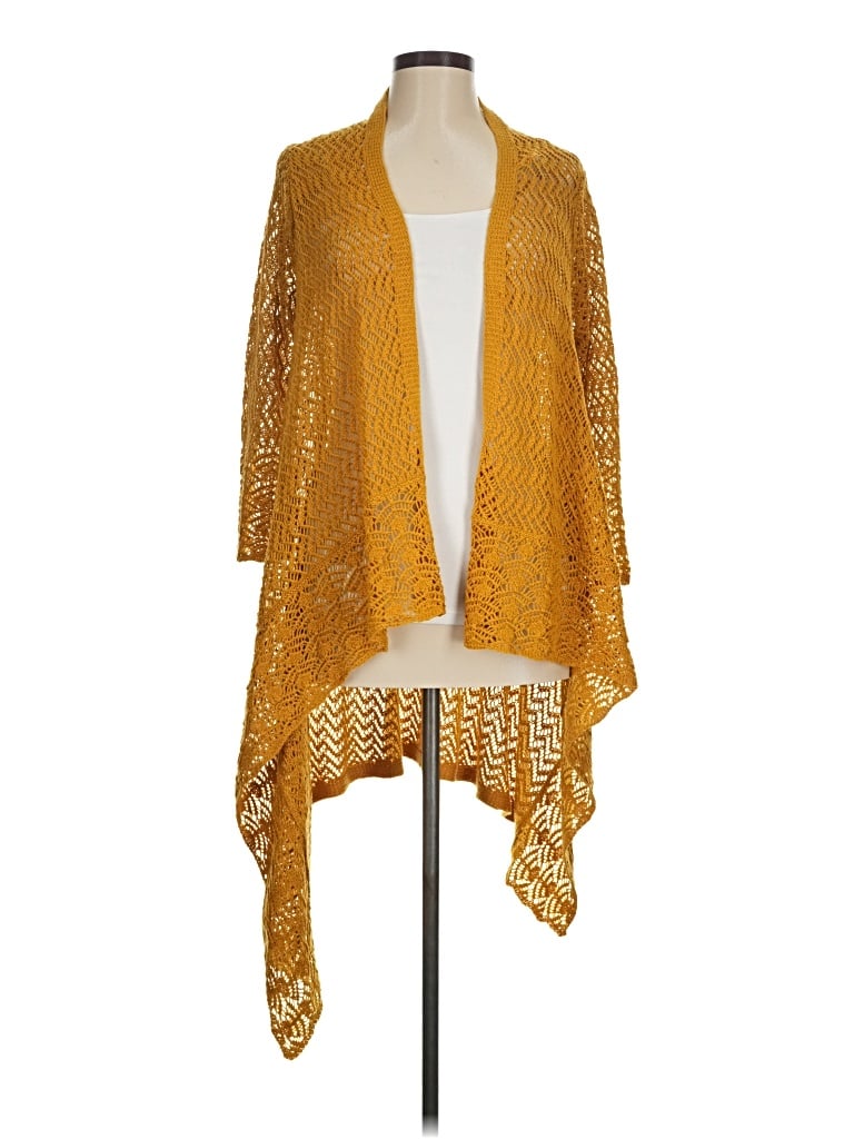 Pre-owned C Established 1946 Cardigan Sweater In Gold