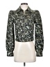 Michael Kors 100% Cotton Floral Green Jacket Size 2 - photo 1