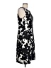 Sangria Graphic Black Cocktail Dress Size 12 - photo 4