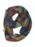 Assorted Brands 100% Acrylic Tweed Blue Brown Scarf One size - photo 1