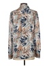 Böhme 100% Polyester Print Blue Long Sleeve Blouse Size S - photo 2