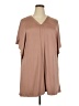 Unbranded Brown Short Sleeve Blouse Size 2X (estimated) - photo 1