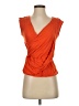 Leifnotes Orange Sleeveless Blouse Size XS - photo 1