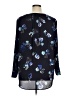 Thakoon 100% Polyester Floral Black Long Sleeve Blouse Size XL - photo 2