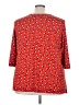 Leota Red 3/4 Sleeve Blouse Size 26 - 28 - photo 2