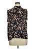 Ann Taylor 100% Polyester Floral Black Sleeveless Blouse Size XL - photo 1