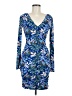 Guess Print Blue Cocktail Dress Size 6 - photo 1