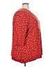 Leota Red 3/4 Sleeve Blouse Size 26 - 28 - photo 4