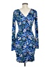 Guess Print Blue Cocktail Dress Size 6 - photo 2