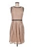 En Focus Studio 100% Polyester Tan Cocktail Dress Size 6 - photo 1
