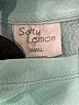 Salty Lemon Teal Pullover Sweater Size S - photo 7