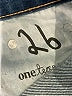 ONETEASPOON 100% Cotton Hearts Blue Jeans Size 26 waist - photo 9