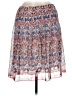 Max Studio 100% Polyester Print Blue Casual Skirt Size M - photo 2