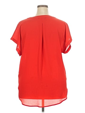 Simply Vera Vera Wang Short Sleeve Blouse (view 2)