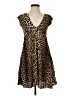 Zara Animal Print Brown Cocktail Dress Size XS - photo 1