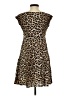 Zara Animal Print Brown Cocktail Dress Size XS - photo 2