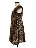 Zara Animal Print Brown Cocktail Dress Size XS - photo 5