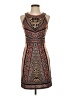 Hale Bob Paisley Brown Cocktail Dress Size XXS - photo 1