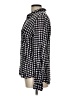 Splendid 100% Rayon Houndstooth Black Long Sleeve Button-Down Shirt Size L - photo 5
