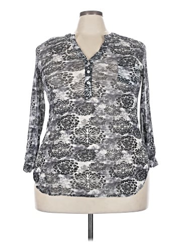 Dna Couture 3/4 Sleeve Blouse (view 1)