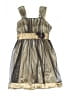 Justice 100% Polyester Metallic Gold Dress Size 20 - photo 1