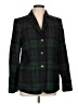 Brooks Brothers Plaid Green Wool Blazer Size 12 - photo 1