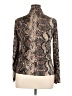 Unbranded Animal Print Brown Long Sleeve Blouse Size L - photo 2