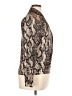 Unbranded Animal Print Brown Long Sleeve Blouse Size L - photo 4
