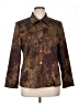 Harve Benard 100% Polyester Print Brown Blazer Size 14 - photo 1