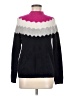 Talbots Chevron-herringbone Blue Turtleneck Sweater Size M - photo 1