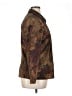 Harve Benard 100% Polyester Print Brown Blazer Size 14 - photo 4