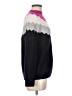 Talbots Chevron-herringbone Blue Turtleneck Sweater Size M - photo 4
