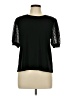 CeCe Black Short Sleeve Top Size L - photo 1