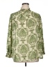 Unbranded 100% Polyester Green 3/4 Sleeve Blouse Size 0X - photo 1